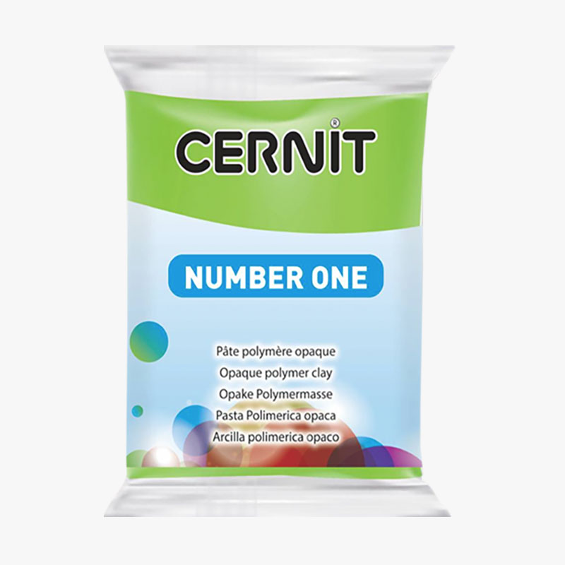 Arcilla polimérica Cernit Number One Verde Claro 56 g